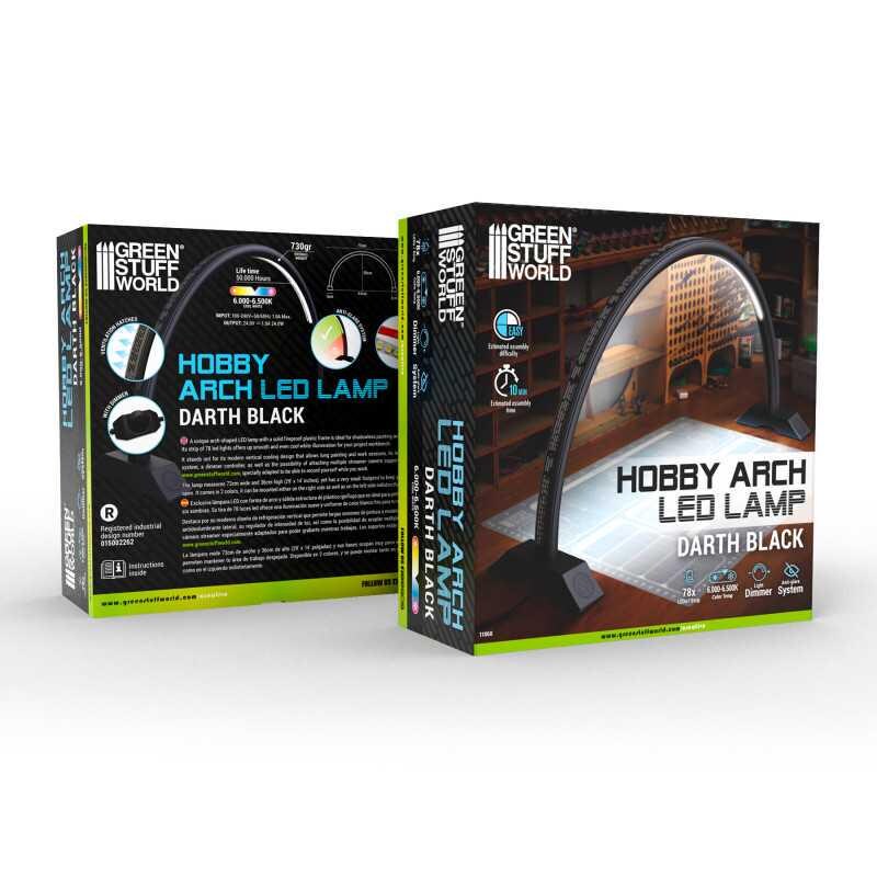 Modelling Lamp Hobby Arch LED Lamp - Darth Black - Modelling Craft and Restoration ...