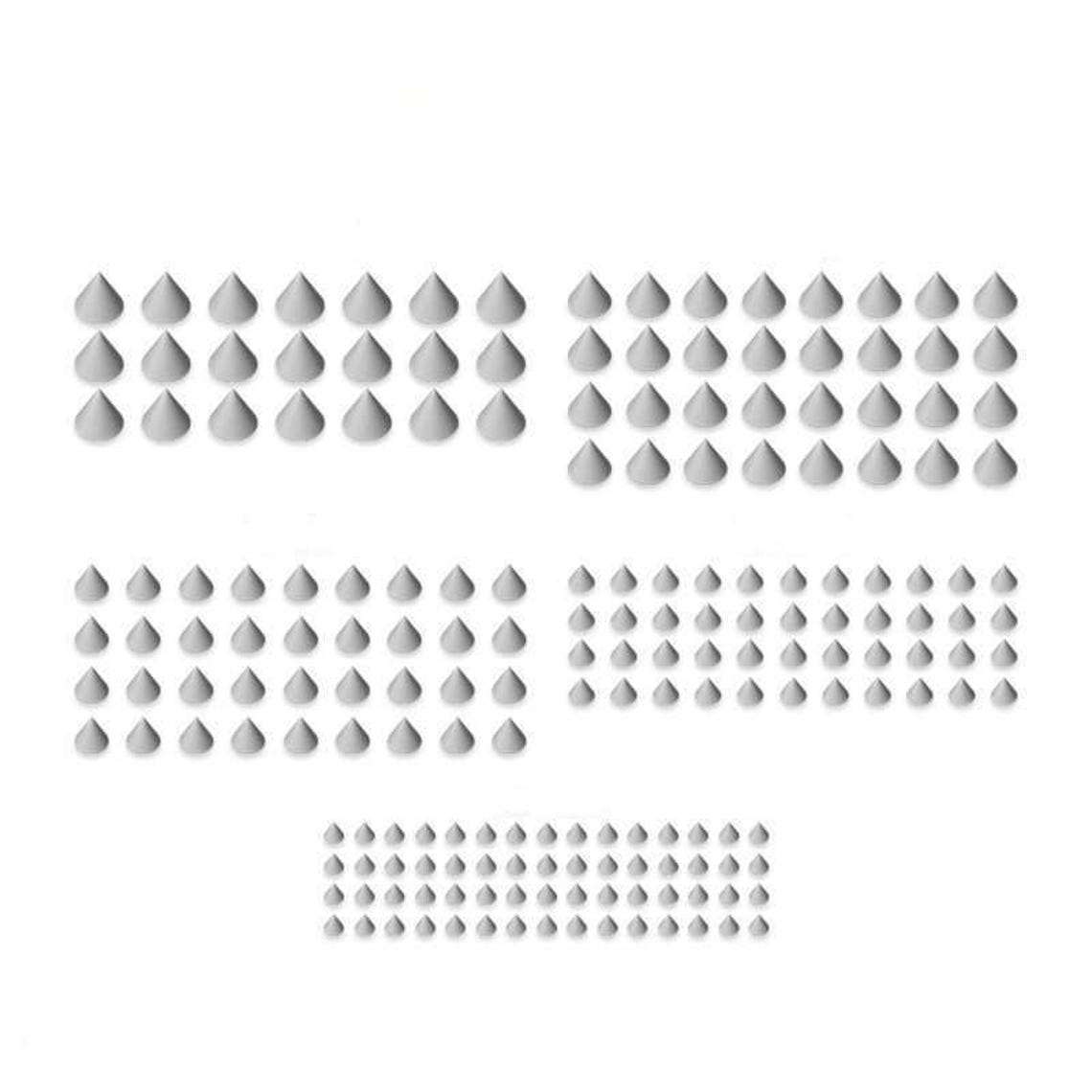 3D Printed Set - Micro Rivets - Conical 1:48-1.35 Resin, Miniature, Orc ...