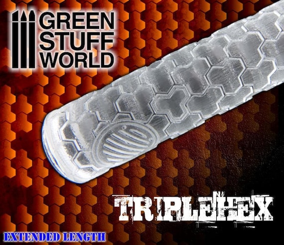 Rolling Pin - AZTEC Texture roller miniature bases terrain for wargames