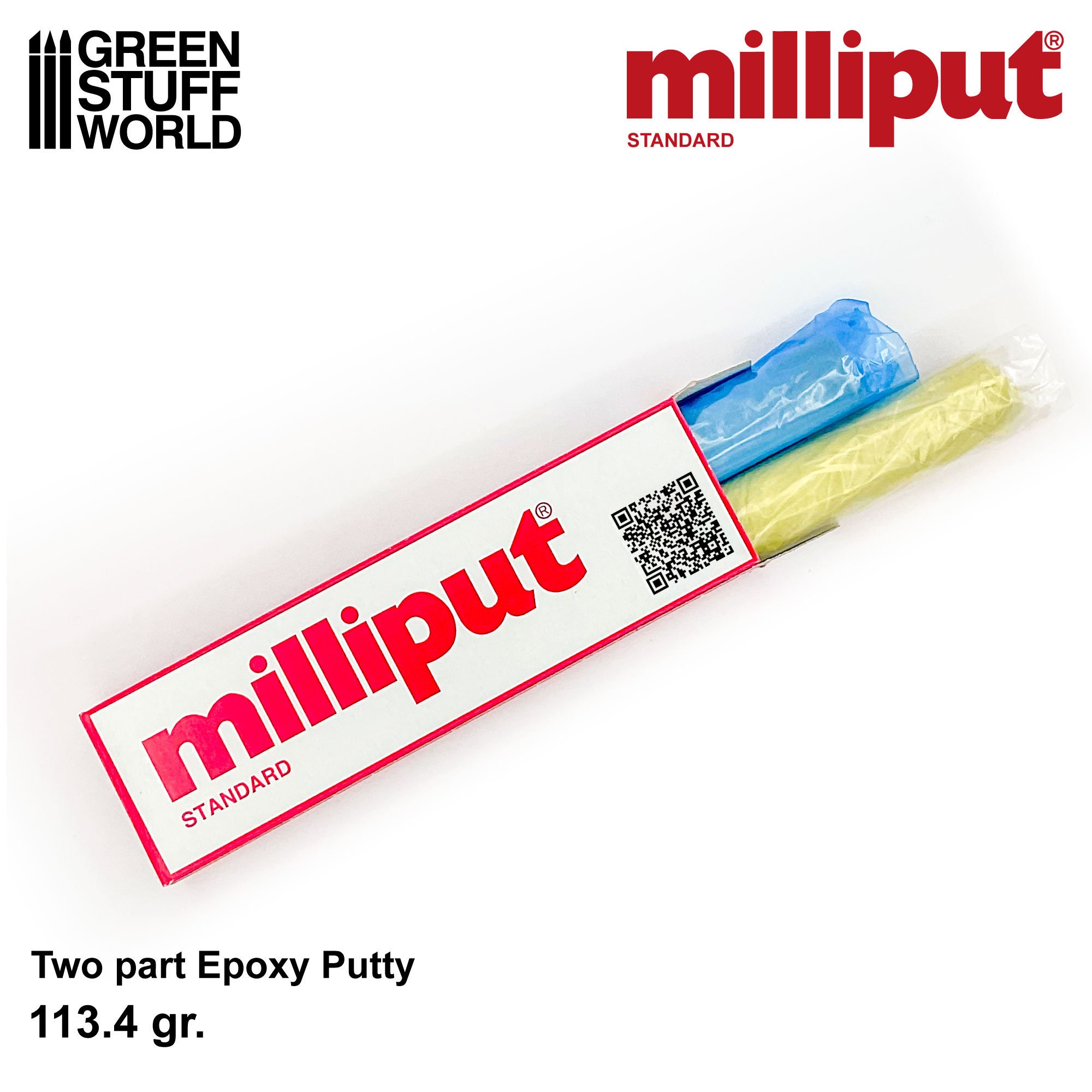 MILLIPUT: BLACK TWO PART EPOXY PUTTY (113 gr.) MILLIPUT MIL04