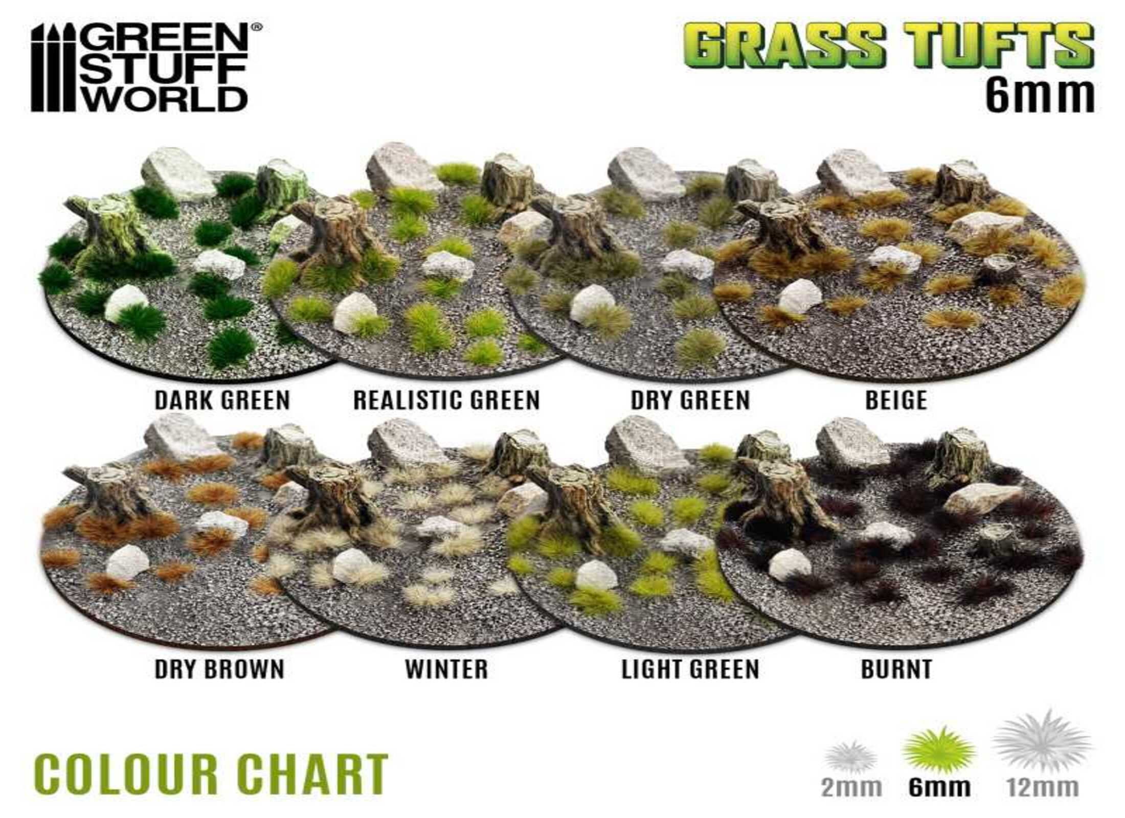 thumbnail image 2 of Static Grass Tufts 2mm Beige – Wargaming Scenery Miniature Basing 2 of 6