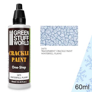 Crackle Paint - Winterfell Plains 60ml - hobby paint - snow frost effect snow effect compatible with AOS, 9age, DnD