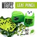 Miniature Leaf Punch LIGHT GREEN - Leave maker perfect leaves for your scenery, dioramas, foliage, landscapes, sceneries and miniatures 