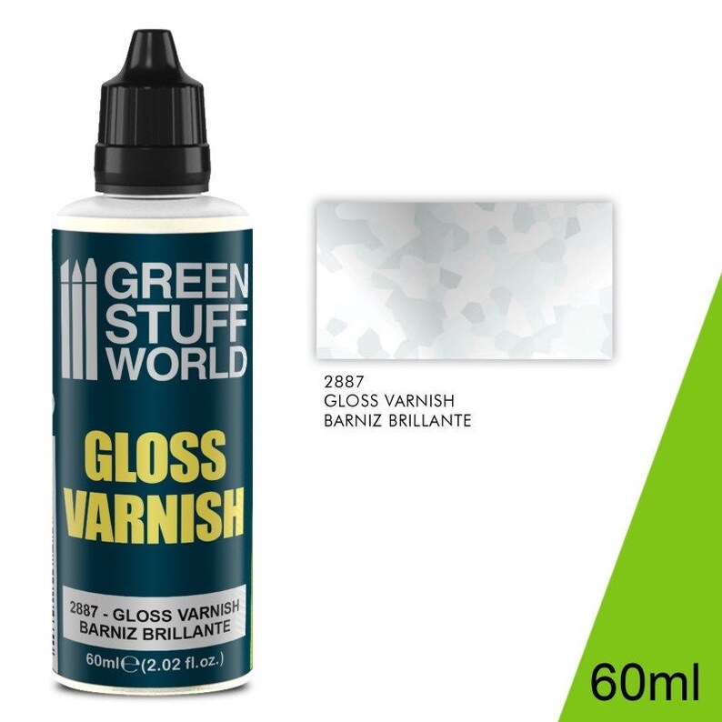 Gloss Varnish 60ml - brush protection paints compatible with warhammer miniatures image 1