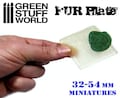Texture Plate - Wolf Fur - Sculpting Tool compatible with Space Wolves Chaos Norse miniatures Green stuff putty