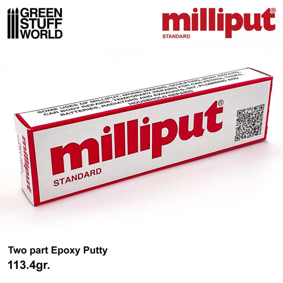 Milliput Epoxy Putty - cold setting for repairs and modelling -  Preservation Equipment Ltd