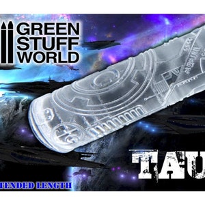 Rolling Pin TAU Texture - Create your miniature bases - Compatible with diorama wargames