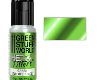 Metal Filters - Green Interference - paint effect hobby brush airbrush miniatures acrylic