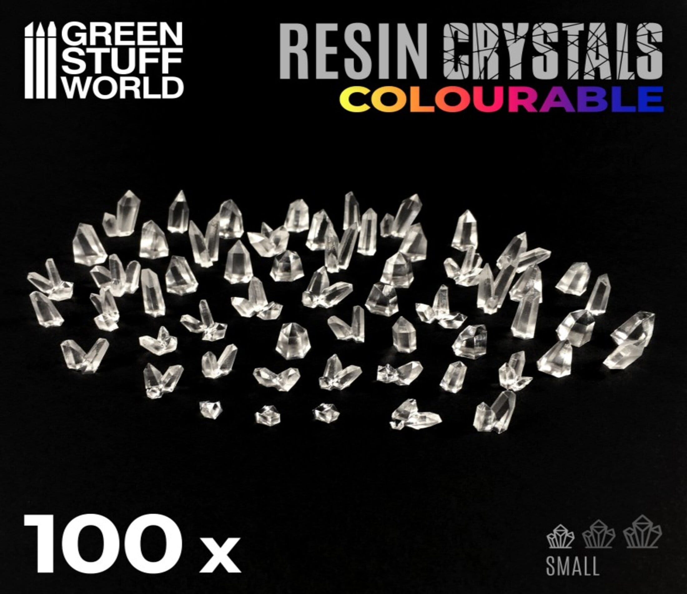 ▷ CLEAR Resin Crystals - Small