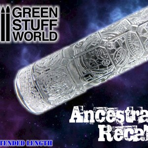 Rolling Pin - ANCESTRAL RECALL Texture - Create your miniature bases Compatible with Wargames Wargaming   diorama wargames