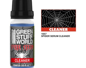 SPIDER SERUM CLEANER 10 ml - spider web plastic cob filaments scenery dioramas airbrush