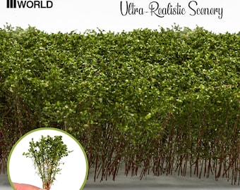 Tall Shrubbery - Light Green - Grass diorama for bases terrain compatible with Wargames Wargaming Diorama and model kits