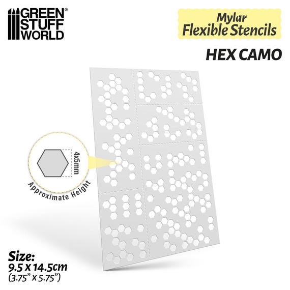 Cabilock Pochoirs Camouflage Réutilisables – Gabarits Léopard En Acier Inox Pour Maquettes De Chars Et Aérographe