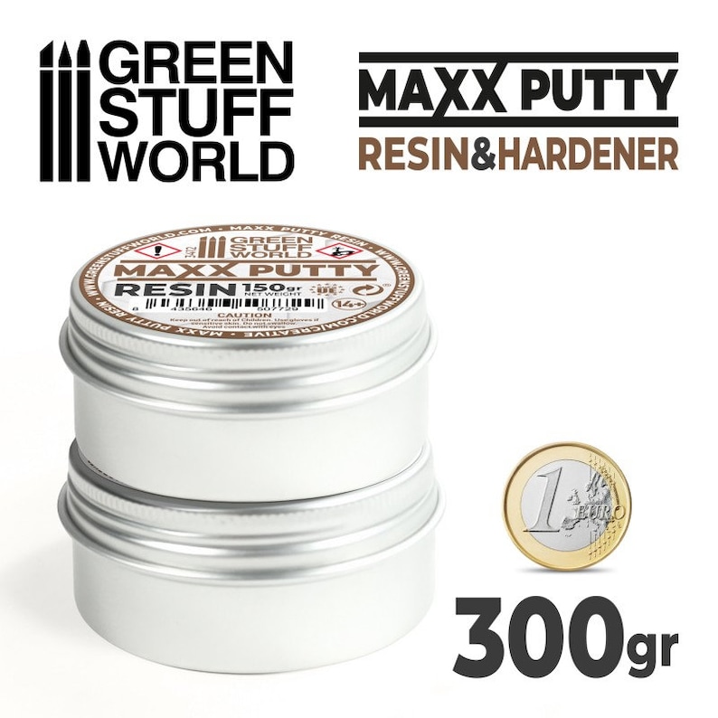 MAXX PUTTY 300gr - Modeller Epoxy Putty Clay for modelling sculpting craft and restoration image 3