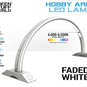 Hobby Arch LED-Lampe - Faded White -  Modellierung Handwerk Malerei Miniaturen Maßstabsmodelle Dioramen DIY-Basteln Wargaming