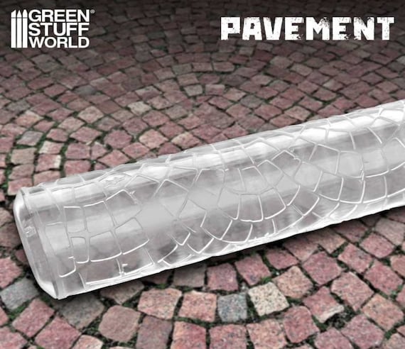 MESH Texture Terrain Rolling Pin For Wargaming Miniature Bases - Green Stuff World
