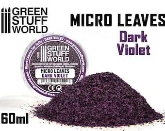 Micro Leaves - Dark Violet Mix - Grass diorama bases warhammer 40k