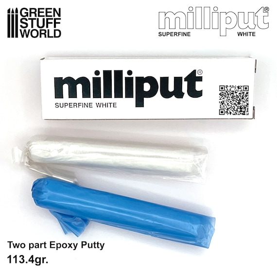 Milliput Super Fine White Epoxy Putty 4oz 113.4 G Modeling Fine Sculpting  Material Modeller Epoxy Putty 