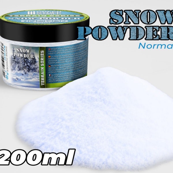 Model SNOW Powder 200ml - texture imitation effect hobby modelling warhammer 40K