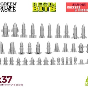 Raketen aus Harz - 40K Modellbau Modelleisenbahnen