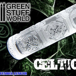 Kavel - CELTIC Texture - Skapa dina miniatyrbaser Kompatibel med Wargames Wargaming, Wargame Dioramas, alver
