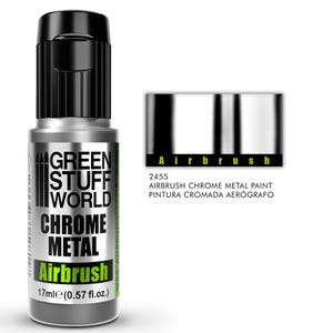 Chrome Paint - Airbrush silver mirror color paint chrome effect miniatures wargames metallic paint mirror effect paint
