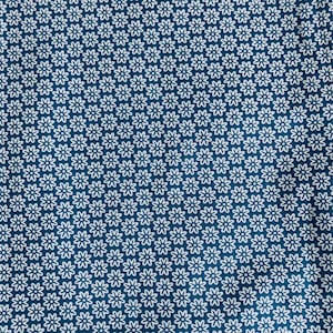 Yogashorts-Iyengaryoga-Bleu met motieven blancs-Yogabloomer-Bloomer