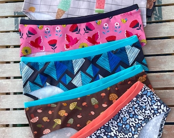 5+1 FREE Organic cotton ladies panty - made from GOTS certified organic cotton - pick 6 colors
