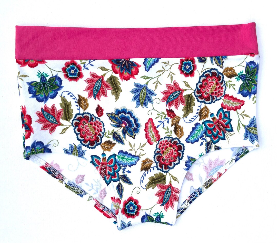 Organic Cotton Ladies Panties High Waist Panties Grey Etsy UK