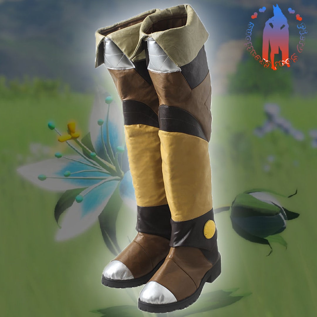 LOZ BOTW Zelda Boots Etsy