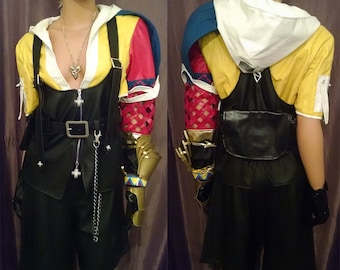 【未使用品】ファイナルファンタジー10 ティーダ　衣装　コスプレ　男性用Lサイズ Amazon.co.jp: FF10ティーダのコスプレ衣装+鎧 (靴 道具