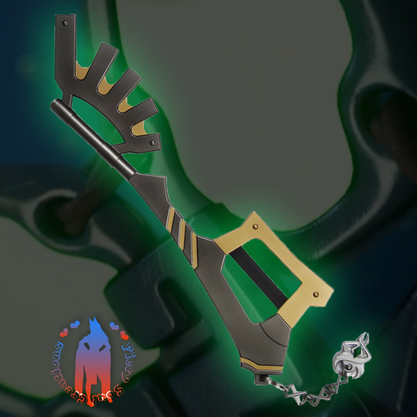 Kh s Wayward Wind Keyblade Prop Etsy Kh s Wayward Wind Keyblade Prop Etsy