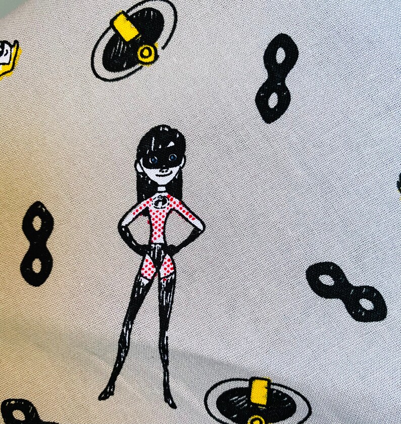100 Cotton Mask Quilting Fabric the Incredibles and Mask Etsy