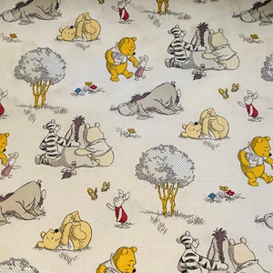 100% Cotton Fabric Winnie the Pooh Togetherish Sort of Day Tigger ...