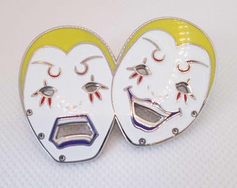 Tragic Comedy - Dancing Mad Enamel Pin