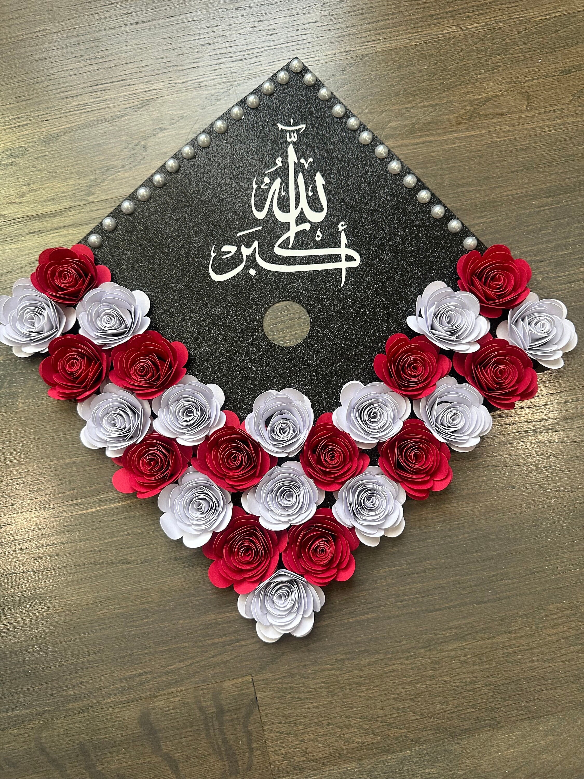 Bismillah Graduation Cap Topper Allah Akbar Graduation Cap Paper