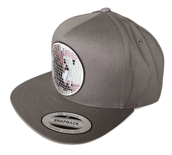 Disco Ball Snapback Hat, cadeau Dj. Casquette flatbill boule