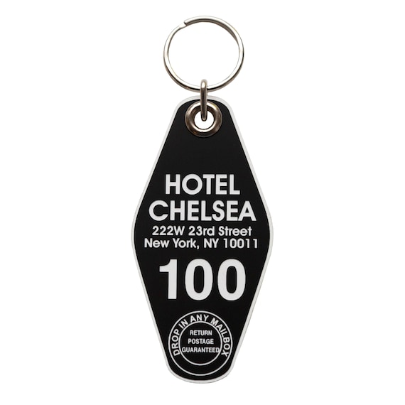 vintage hotel room keychain