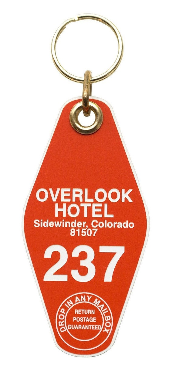 Overlook Hotel Keychain Room 237 Motel Keychain The Shining Movie Fan Gift Stanley Kubrick Fan Horror Film Lover Gift Stephen King Fan