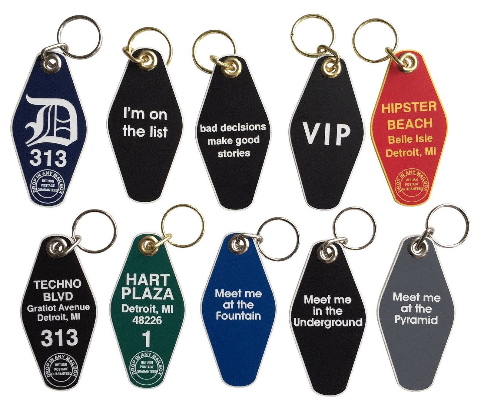 Hotel California Motel Keychain. Vintage Hotel Style Keychain Etsy