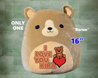 Squishmallow Bear - Etsy