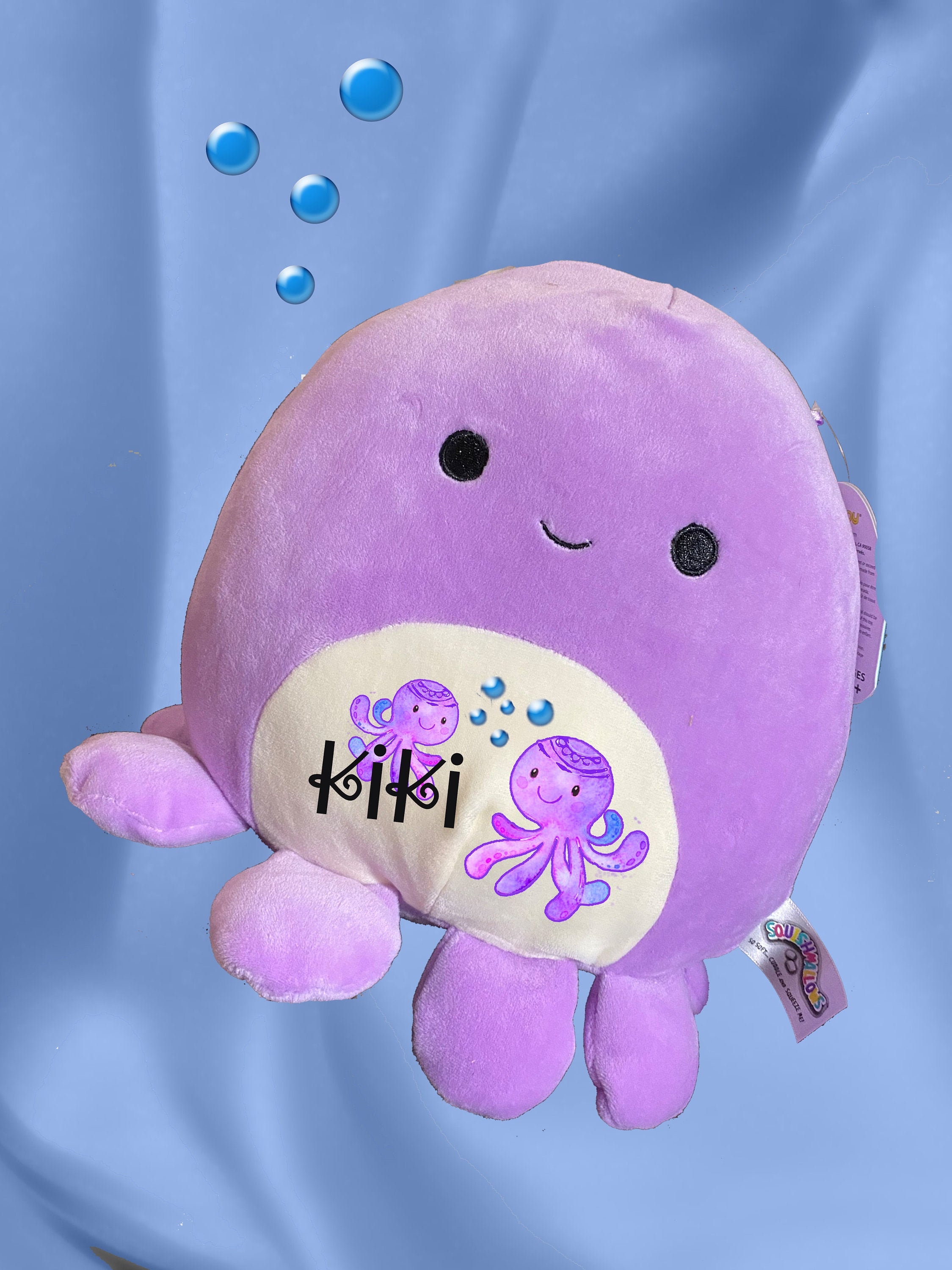 CUSTOMIZED Octopus Squishmallow Personalized Plushie gift | Etsy