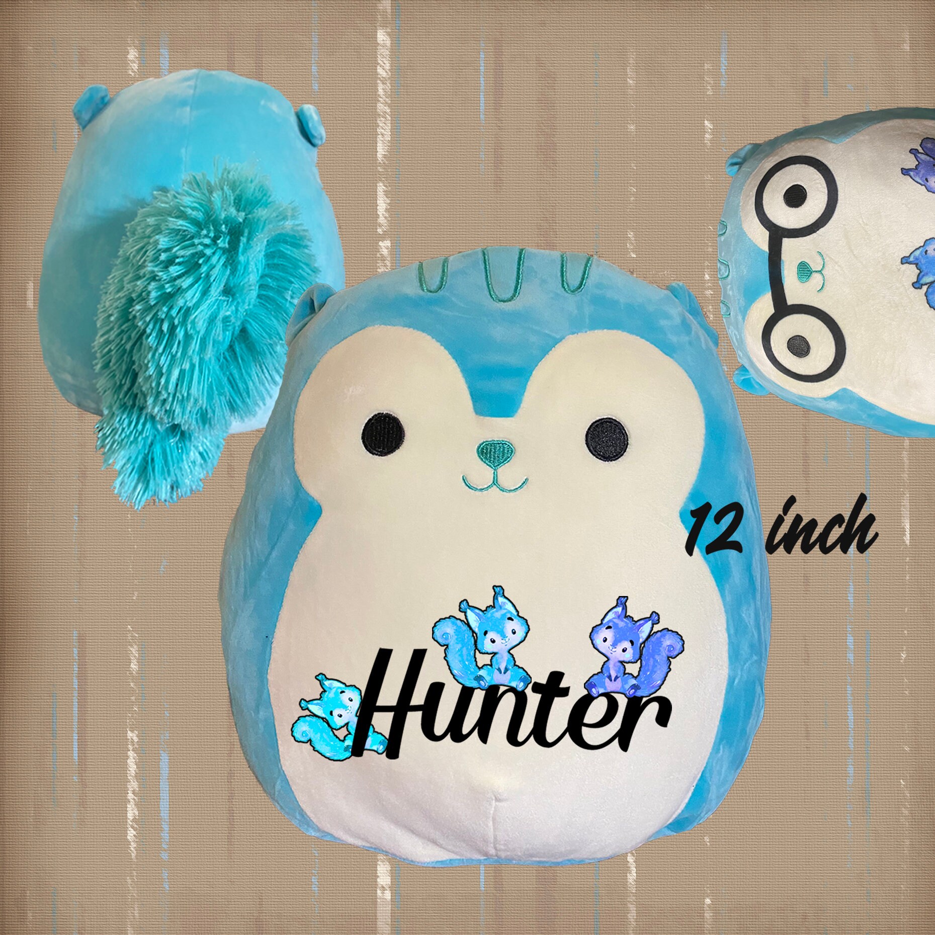 squishmallow blue squirrel