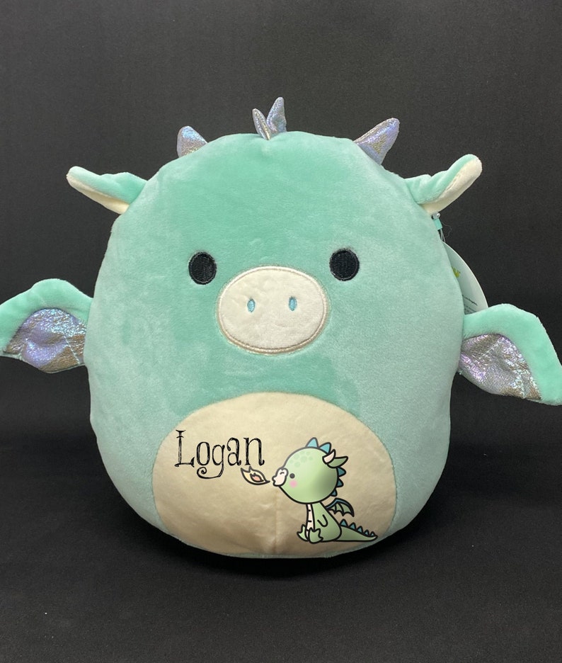 Custom Blue Dragon Squishmallow pillow Personalized plushie | Etsy