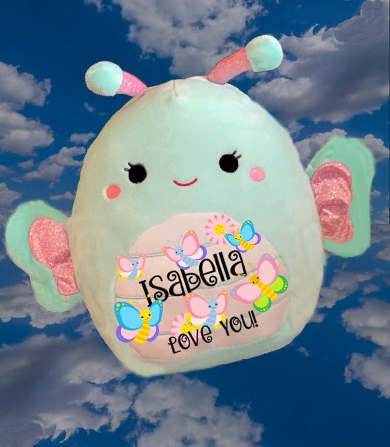 Custom BUTTERFLY Squishmallow Pillow Personalized KellyToy | Etsy