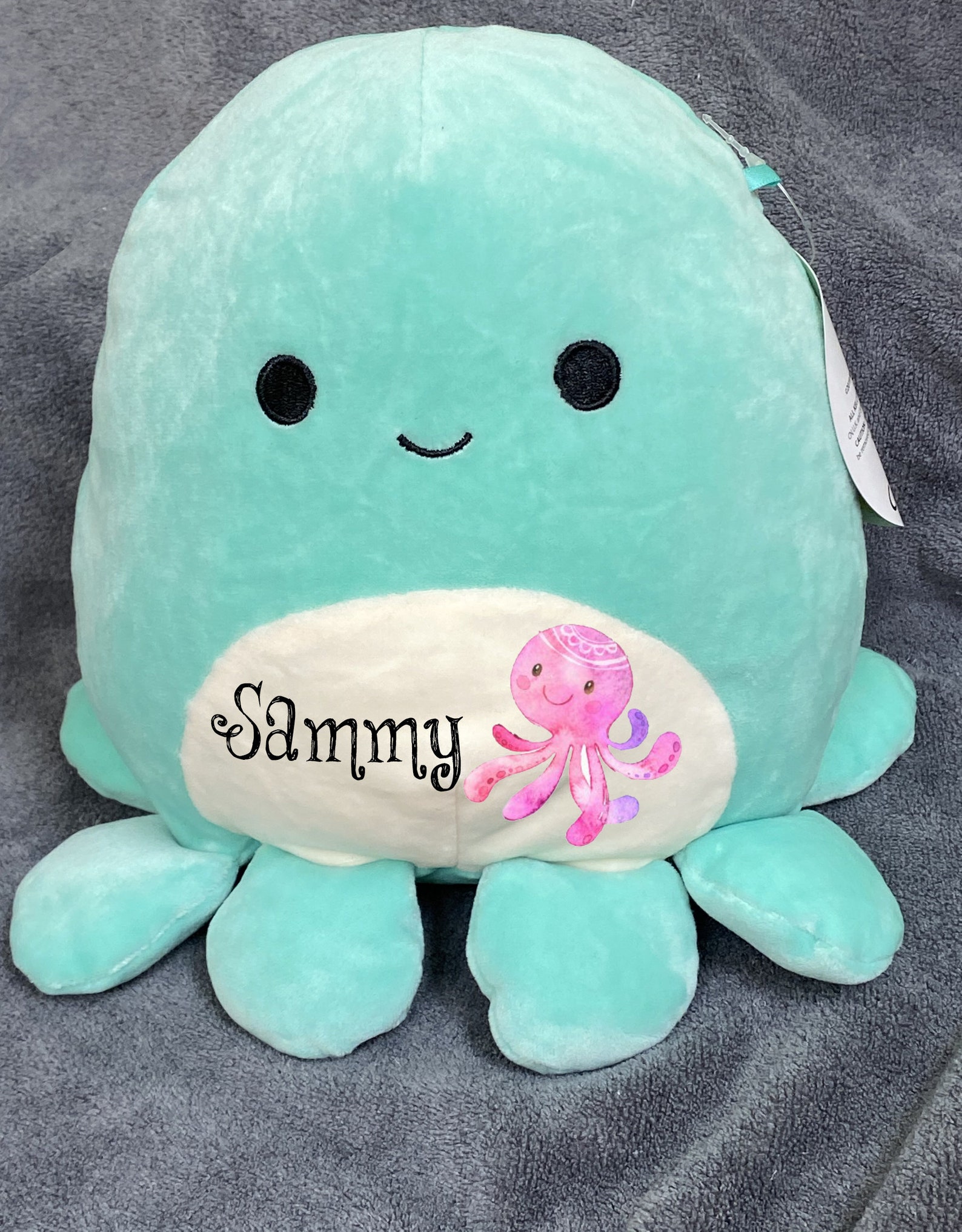 CUSTOMIZED RED OCTOPUS Squishmallow Personalized Plushie | Etsy
