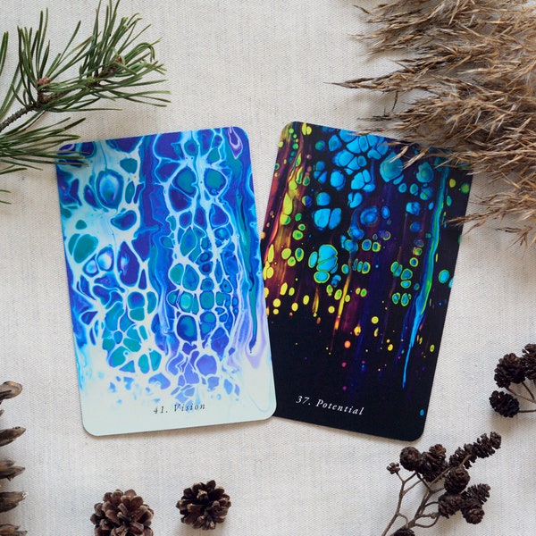 The Endless Expression Oracle Deck | Unique Indie Oracle Cards Deck | Abstract Art Cards | Limited First Edition