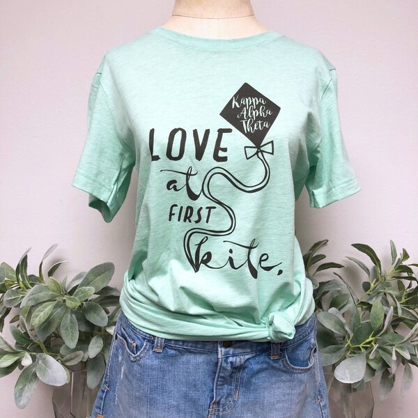 Love At First Kite | Kappa Alpha Theta | Sorority Tee - Multiple Sizes