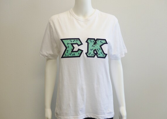 sigma kappa letter shirts