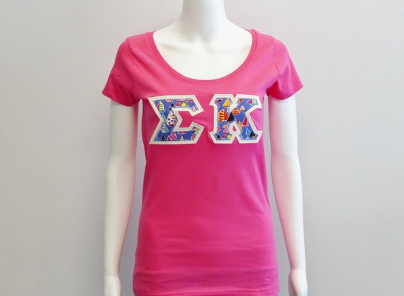 sigma kappa letter shirts